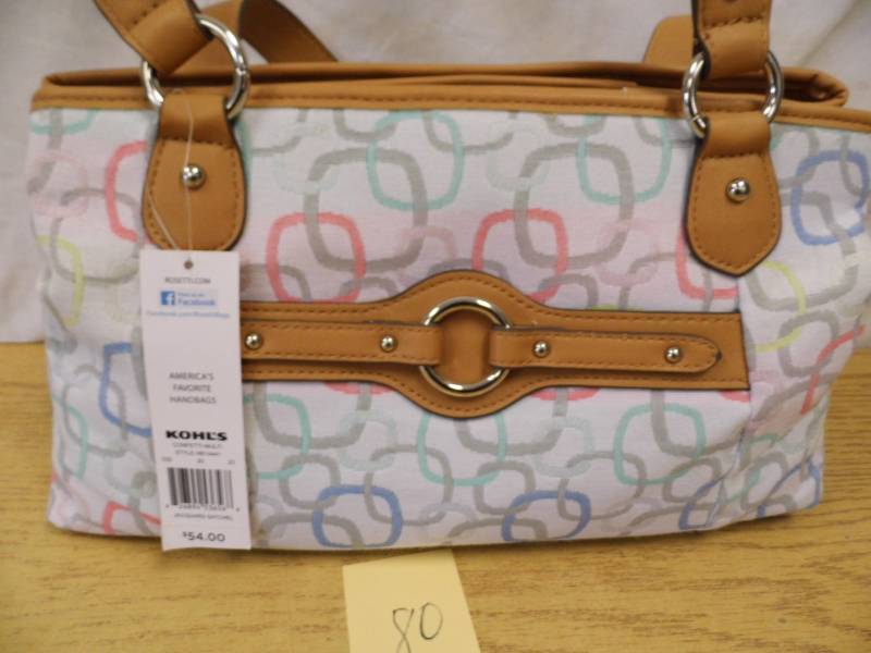 lot 80 image: New Jacquard Satchel Purse