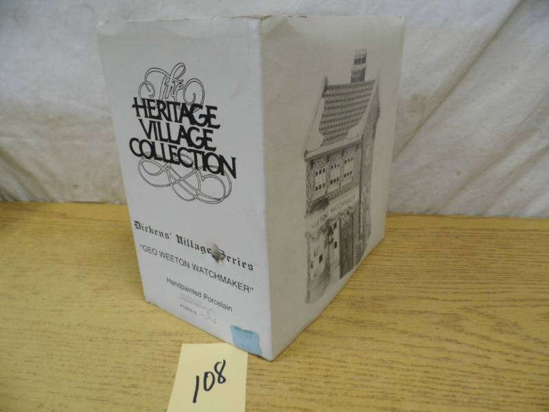 lot 108 image: Dept 56 Village Piece