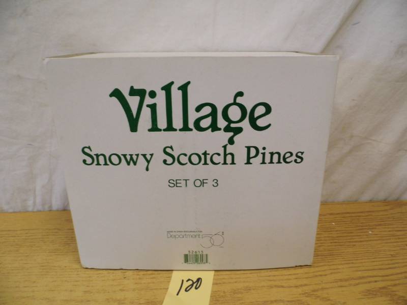 lot 120 image: Dept 56 Village Piece