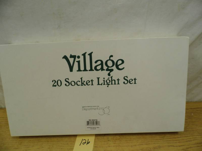 lot 126 image: Dept 56 Village Piece