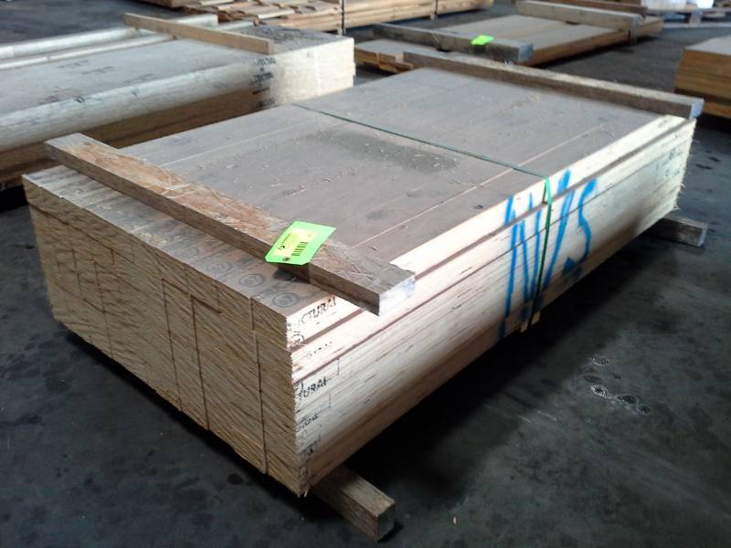 lot 2072 image: Bundle of Laminated Plywood Strips