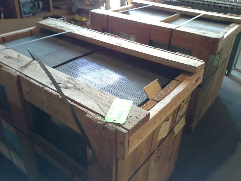 lot 2011 image: Two Crates of Tempered Glass