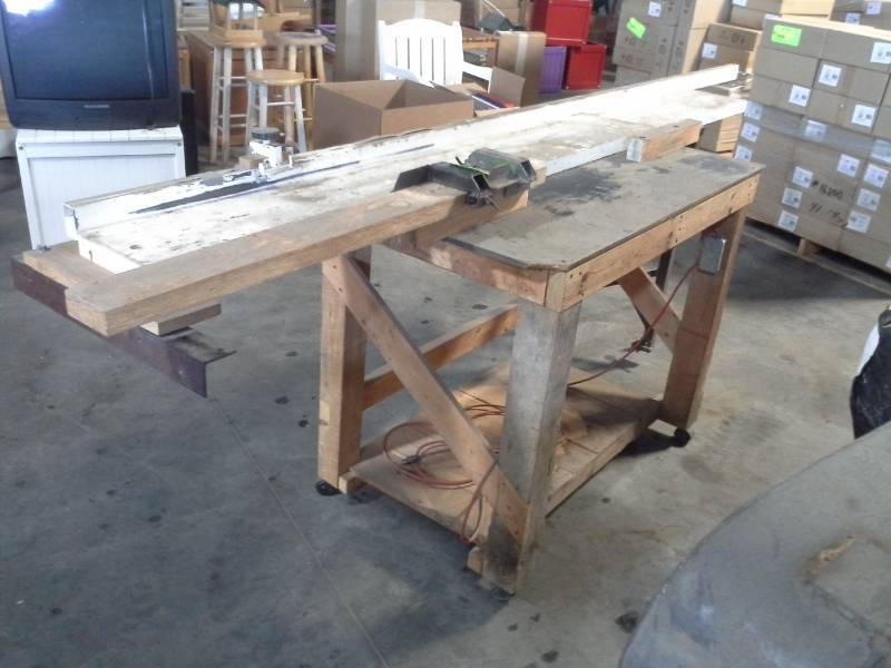 lot 2091 image: Miter box Table