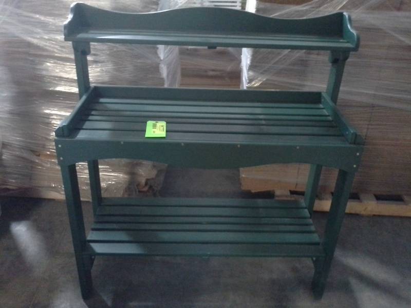 lot 2093 image: Green Garden Table