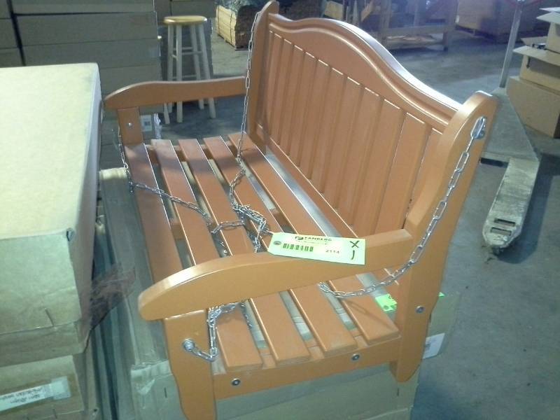 lot 2114 image: Hanging Bench