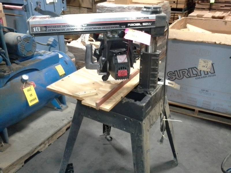 lot 2253 image: Craftsman 10 Radial Arm Saw