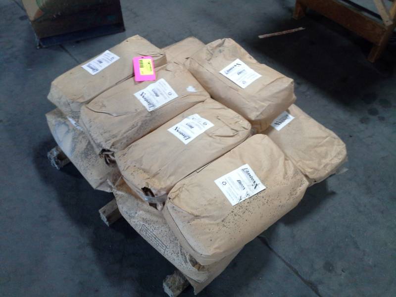 lot 2257 image: Pallet of Zintexx Abrasive Cleaning Media
