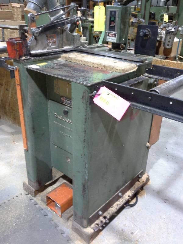 lot 2267 image: 18 Industrial Woodworking Machine Co. Chop Saw