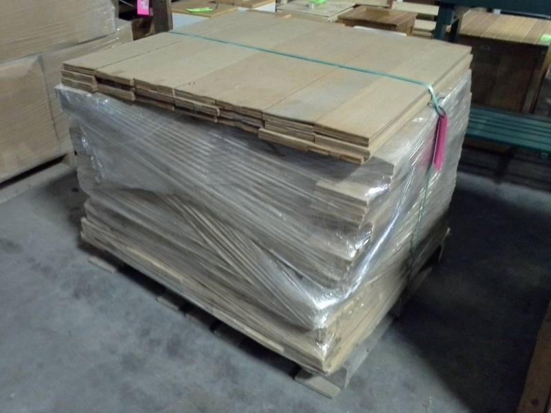 lot 2140 image: Pallet of Carboard Rectangular Planks