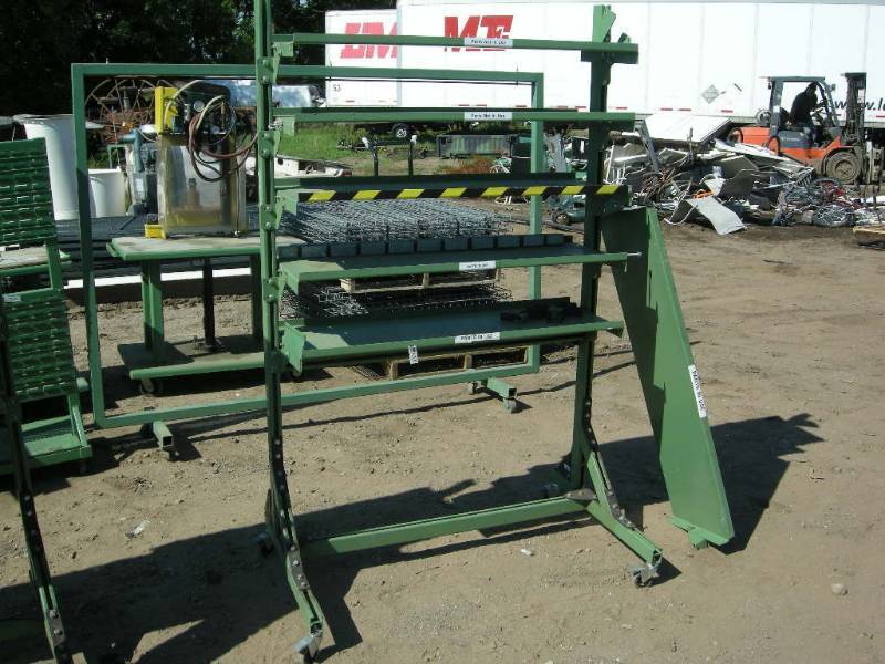 lot 14 image: Industrial Adjustable Shelving Unit