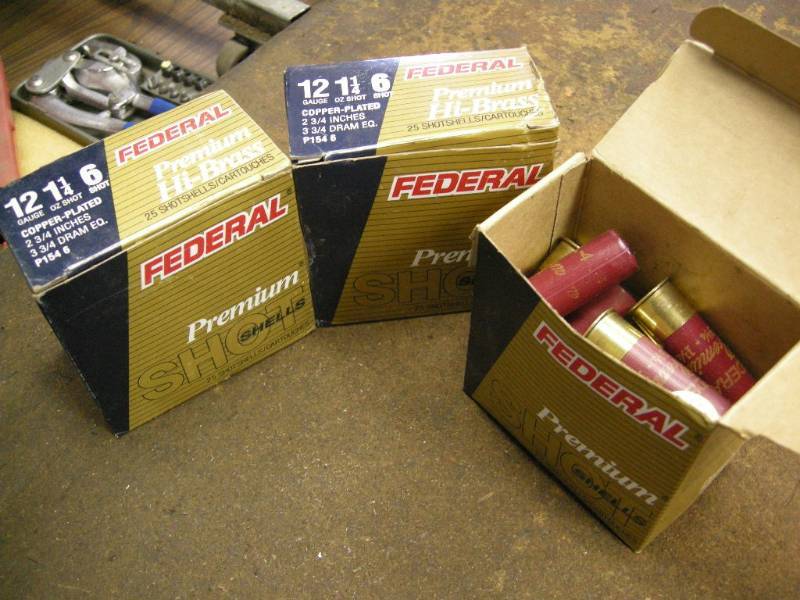 lot 63 image: 3 Boxes Federal 12ga Shells