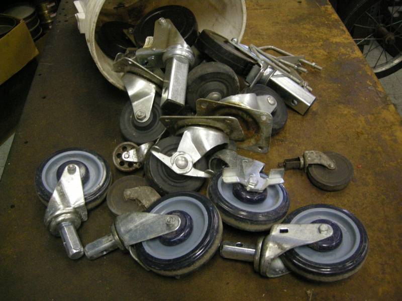 lot 98 image: Misc Caster Wheels
