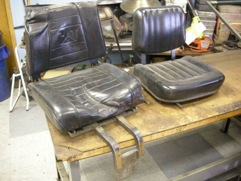 lot 99 image: Pair Forklift Seats