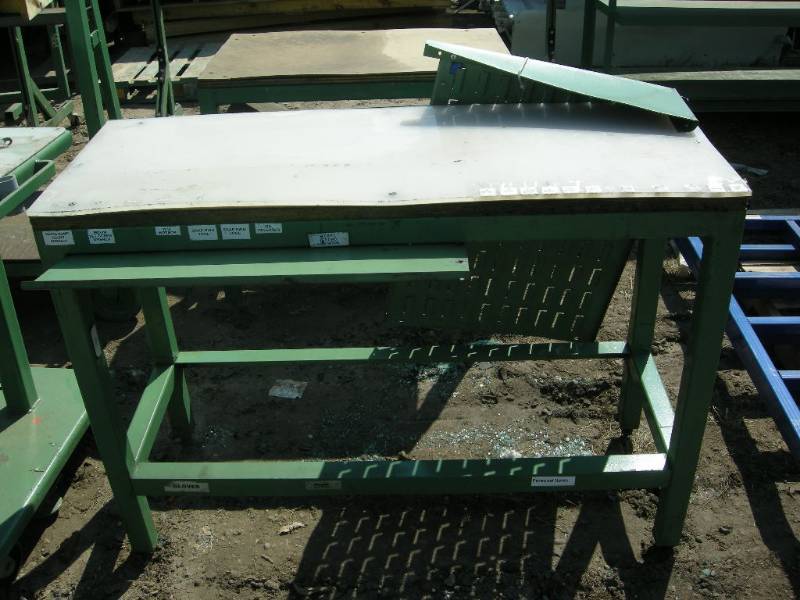 lot 107 image: Industrial Work Table
