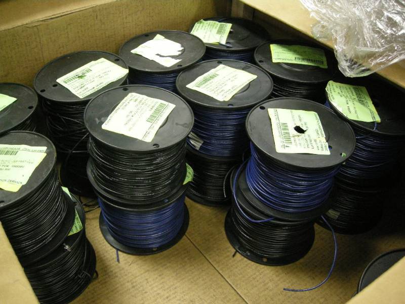 lot 144 image: 20 Spools 18AWG Wire