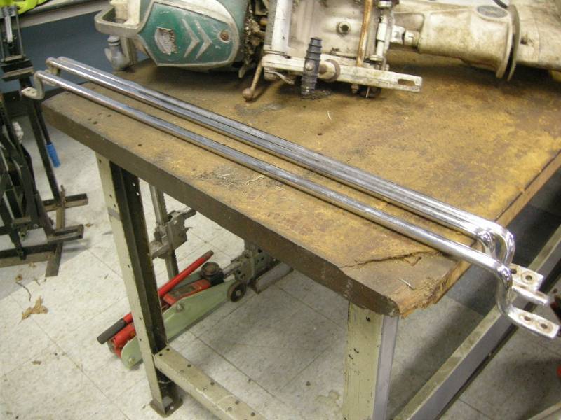 lot 150 image: 3 Chrome Grab Bars