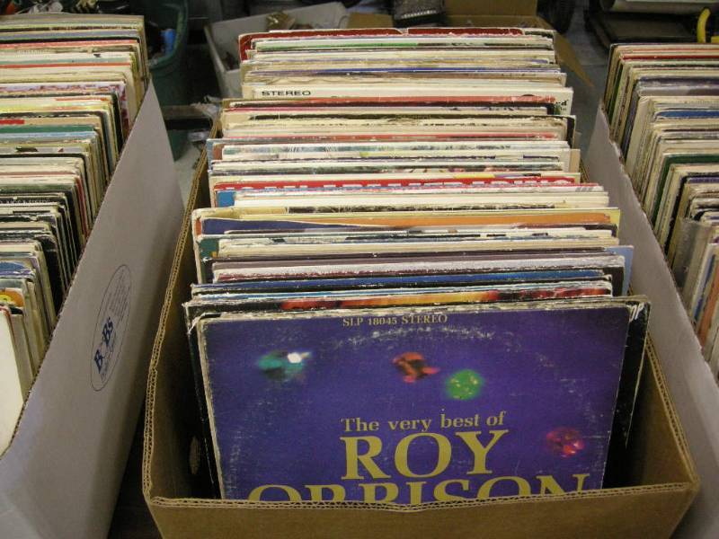 lot 160 image: Box Vintage Records LPs