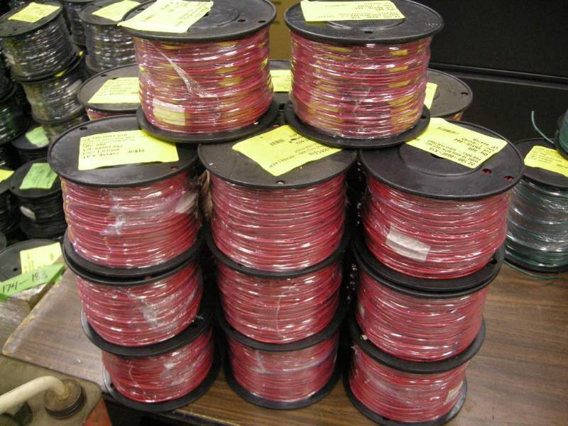 lot 194 image: 20 Spools 18AWG Wire