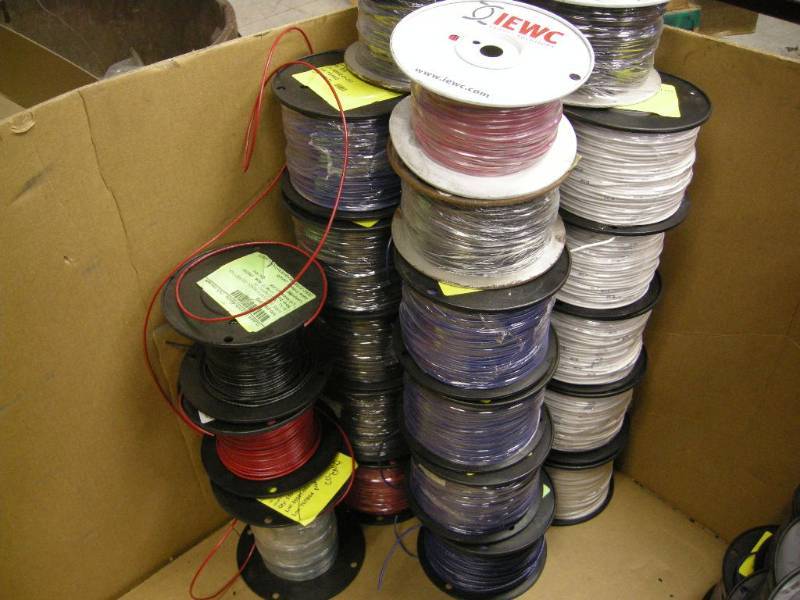 lot 198 image: 20 Spools 18AWG Wire