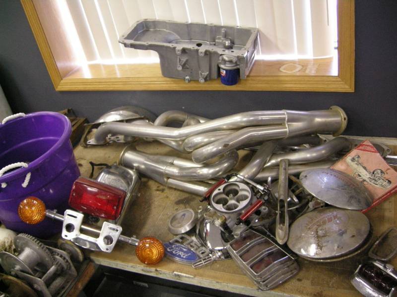 lot 206 image: Misc New and Old Automotive Car Parts