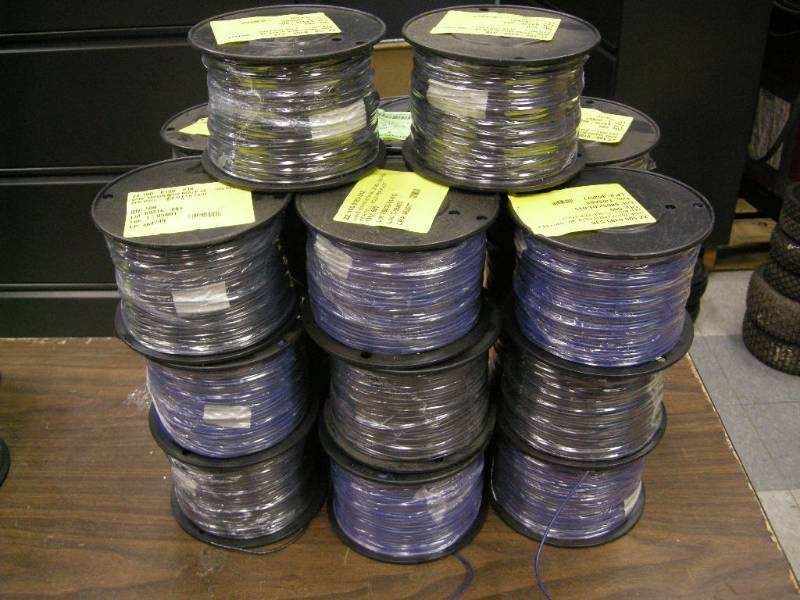 lot 196 image: 20 Spools 18AWG Wire