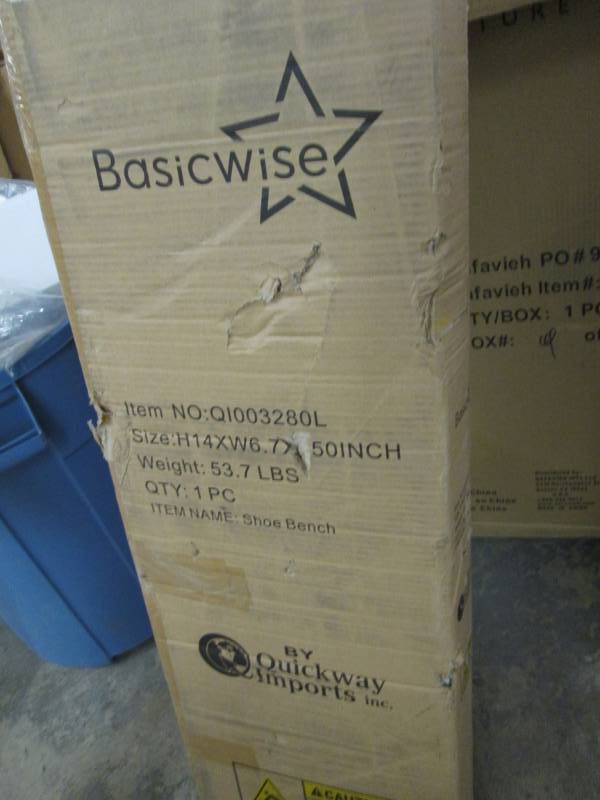 Basicwise Wooden Shoe Cubicle Stora...