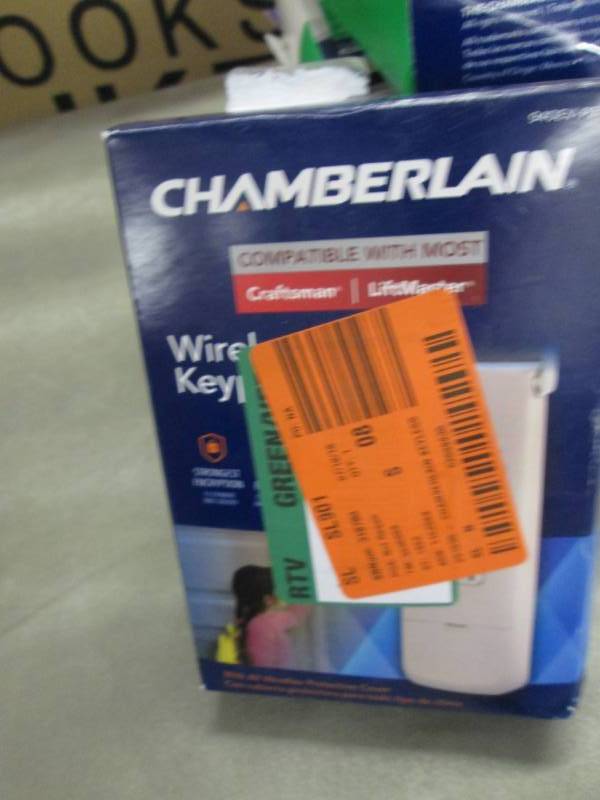 Chamberlain Wireless Keypad open bo...