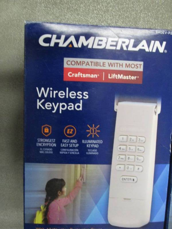 Chamberlain Wireless Keypad open bo...