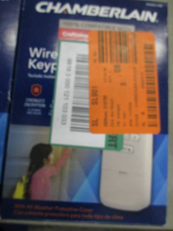 Chamberlain Wireless Keypad open bo...