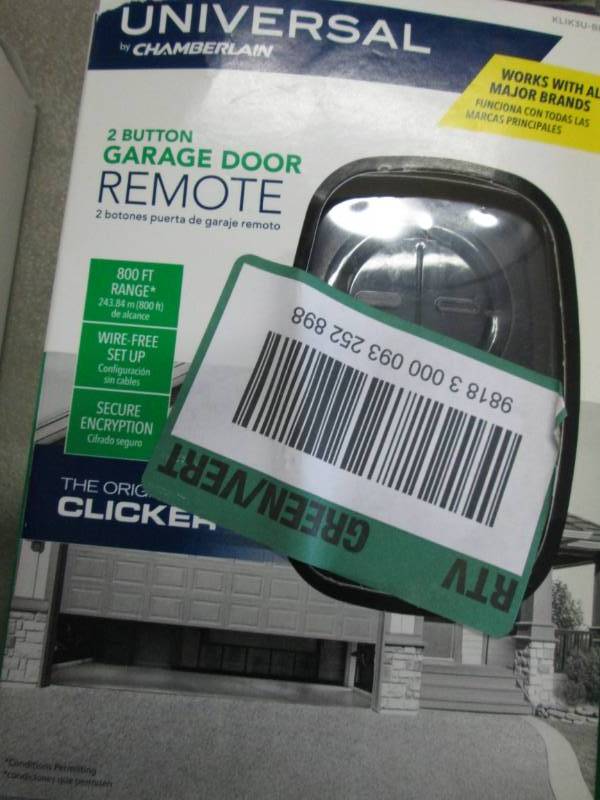 Chamberlain Clicker Black Universal...