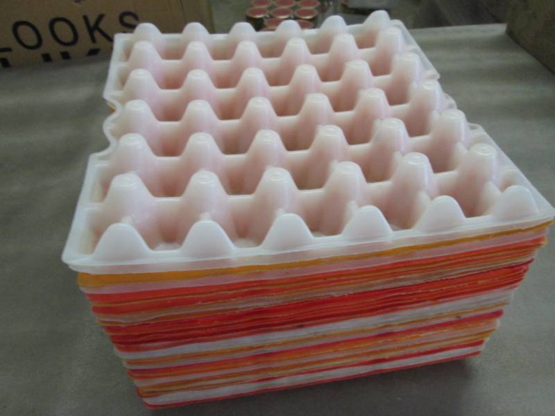 Lot of Hard Plastic Egg Flats...
