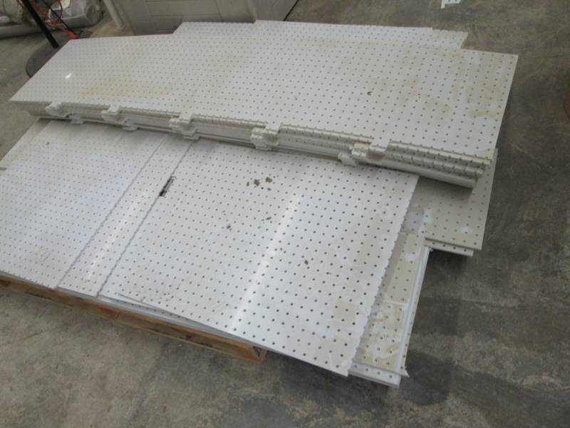 Pallet of Plastic Peg Board- differ...