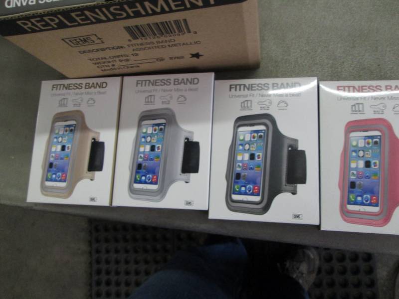 Case of 48 Gems Fitness Bands in Me...
