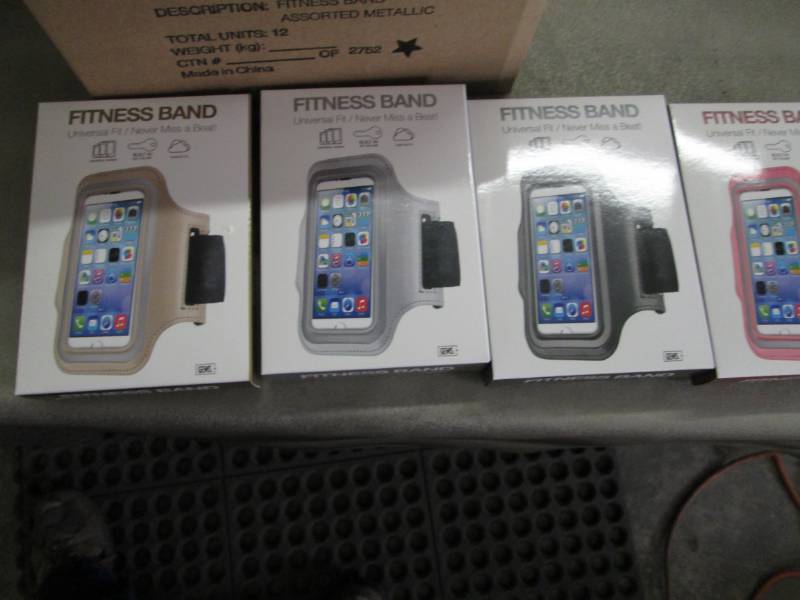 Case of 48 Gems Fitness Bands in Me...