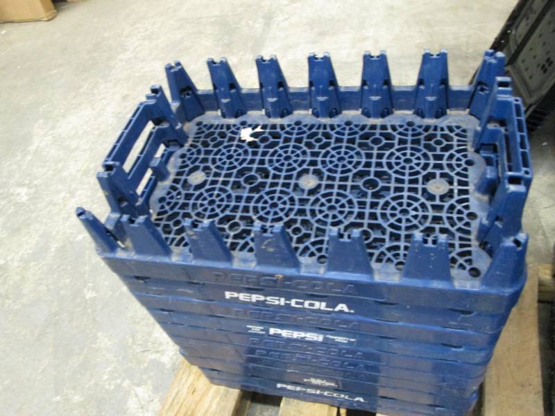 Lot of 10 Stackable Plastic Crates...