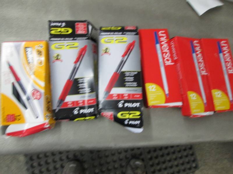 2 Packs Pilot G2 Fine Pt Red pens, ...