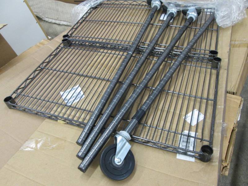 Rolling Metal Shelving...