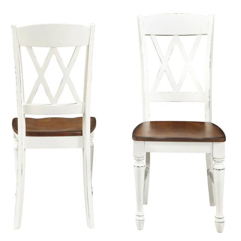 Home Styles Rubbed White Wood Doubl...