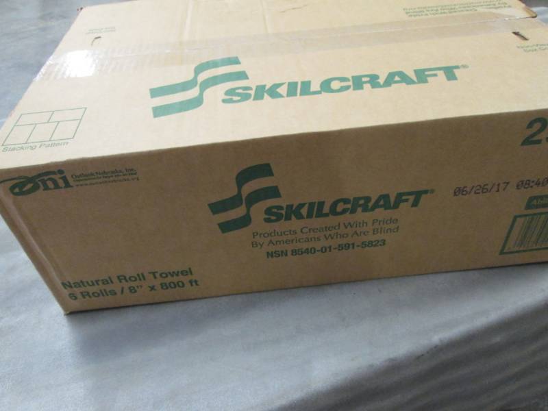 Skilcraft Natural Roll Towels 6car...