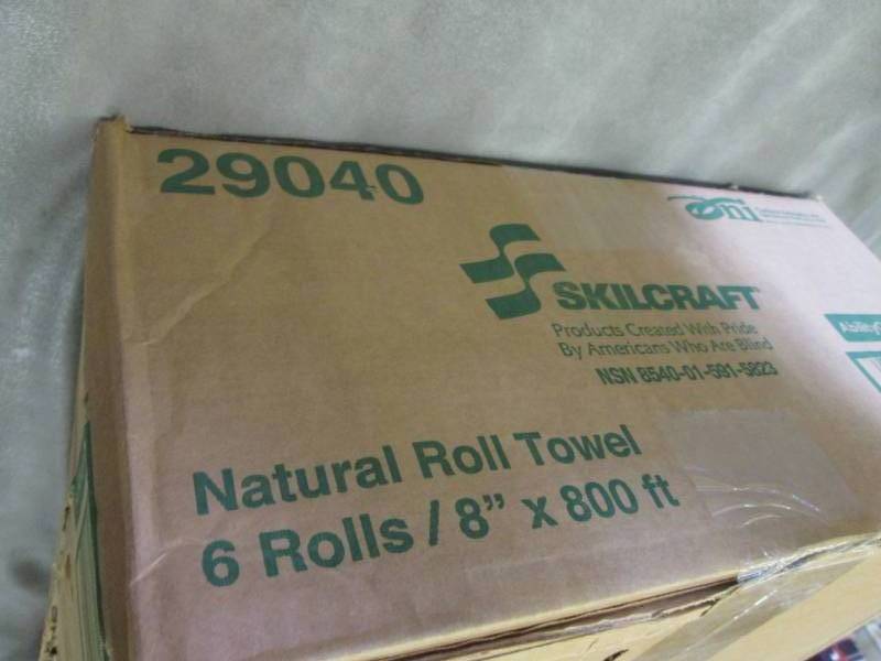 Skilcraft Natural Roll Towels 6car...