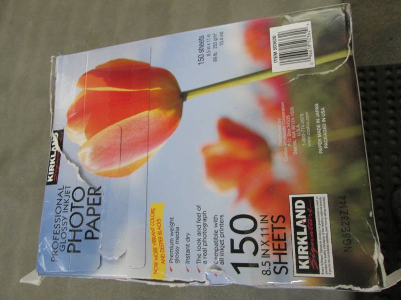 Lot of 5 Reams Kirkland Photo Paper...