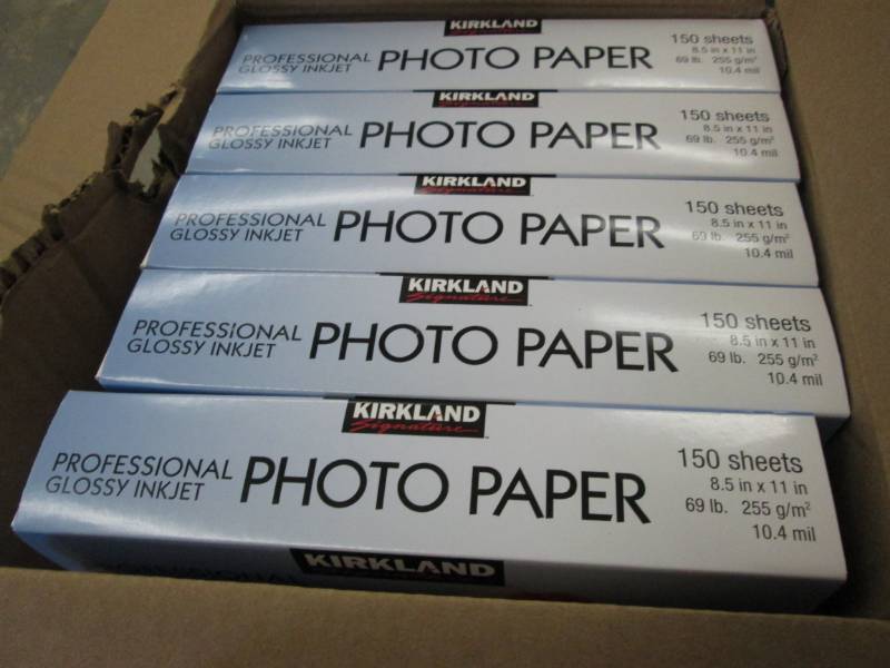 Lot of 5 Reams Kirkland Photo Paper...