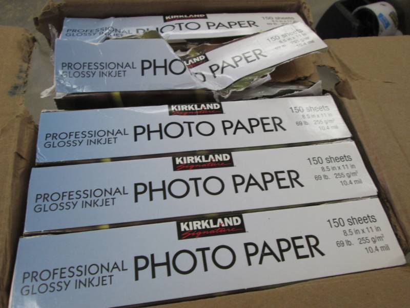 Lot of 5 Reams Kirkland Photo Paper...