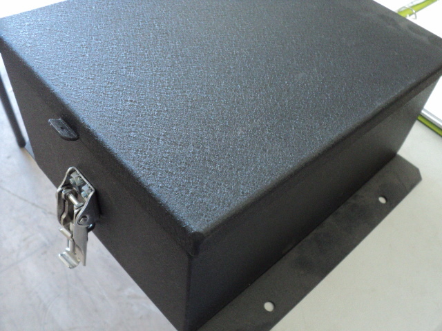 Black metal enclosure - project box...
