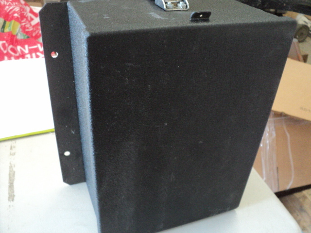 Black metal enclosure - project box...