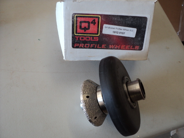 Diamond plated router profiling bit...