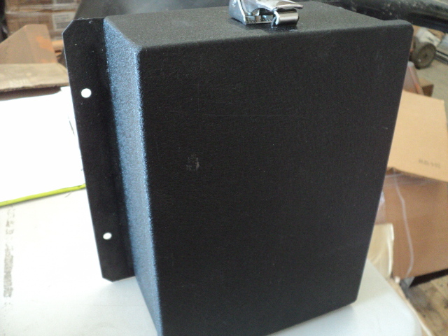 Black metal enclosure - project box...