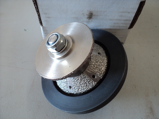 Diamond plated router profiling bit...