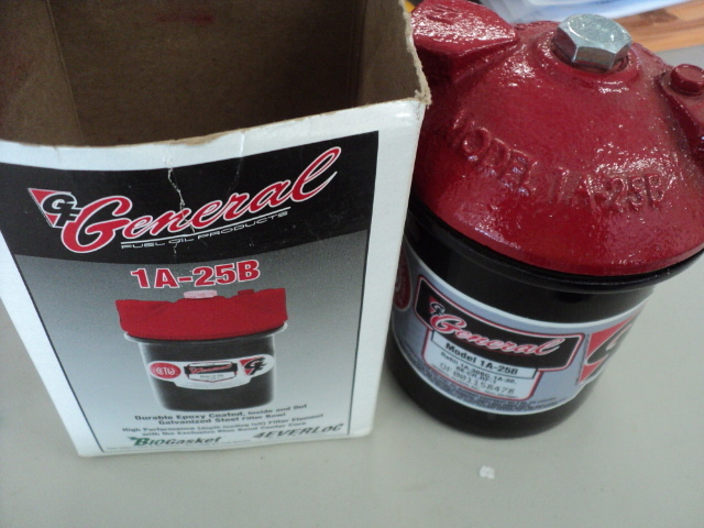 General 1A-25B fuel and oil filter ...