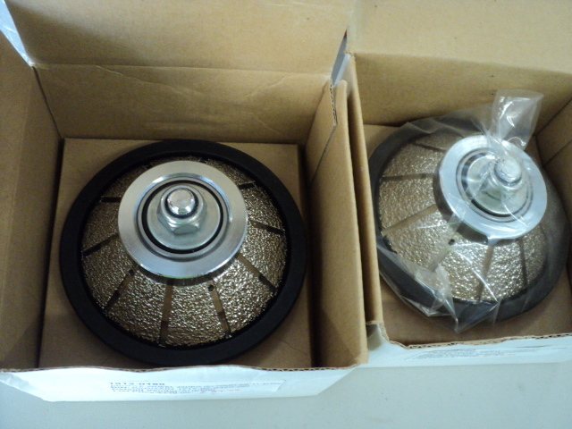 2 pieces diamond stone profiler whe...